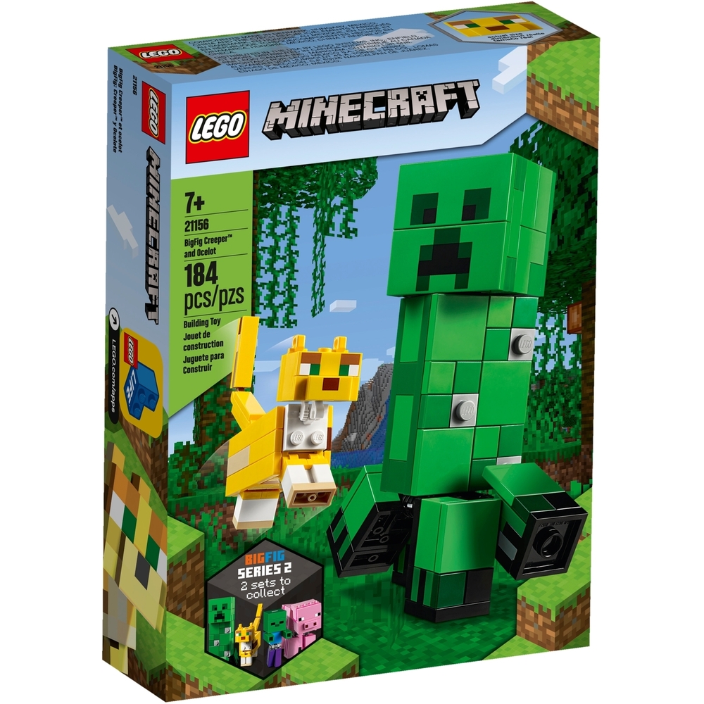 LEGO Minecraft Creeper and Cat Set